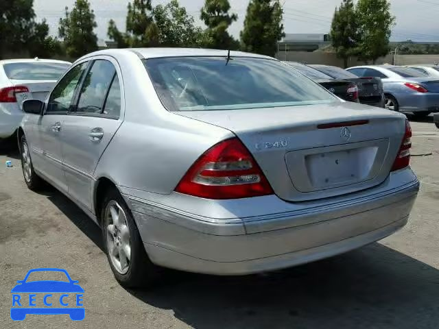 2002 MERCEDES-BENZ C240 WDBRF61J62F135921 зображення 2