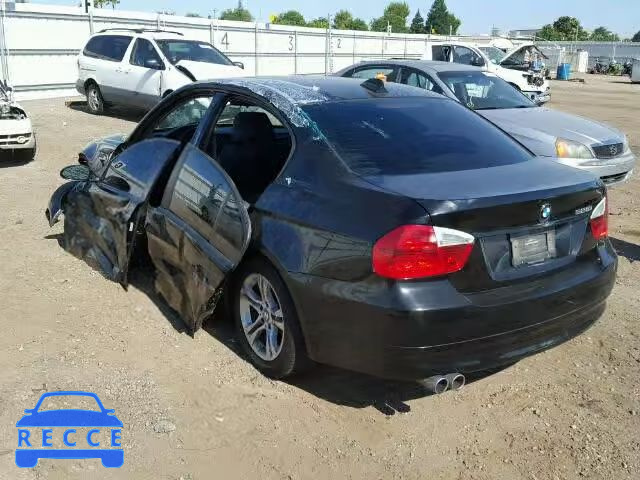 2008 BMW 328I SULEV WBAVC53588FZ88782 зображення 2