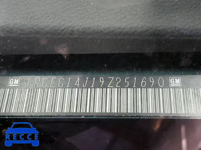 2009 CHEVROLET SILVERADO 1GCEC14J19Z251690 image 9