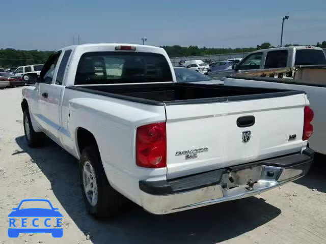 2005 DODGE DAKOTA SLT 1D7HE42N55S155035 image 2