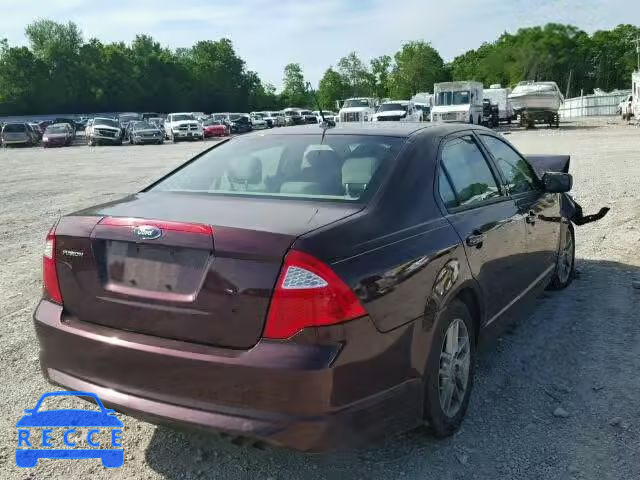 2012 FORD FUSION S 3FAHP0GA0CR282339 зображення 3