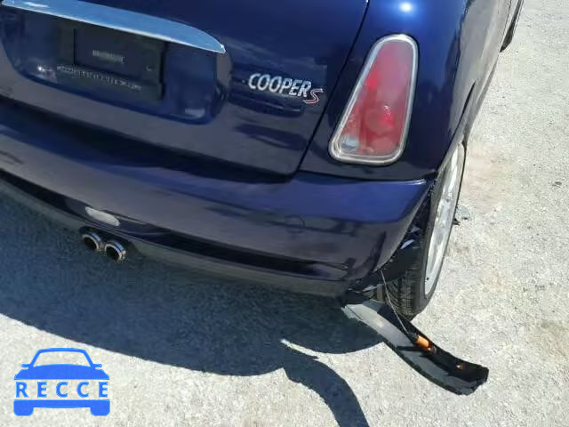 2005 MINI COOPER S WMWRE33575TG99246 image 9