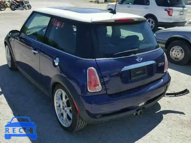 2005 MINI COOPER S WMWRE33575TG99246 image 2
