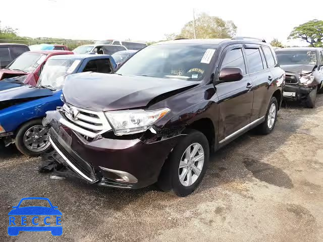 2013 TOYOTA HIGHLANDER 5TDZA3EH9DS045929 зображення 1