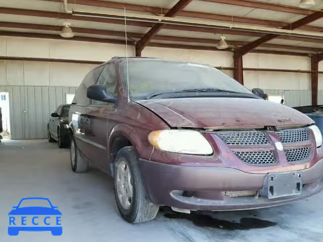 2003 DODGE CARAVAN SE 1D4GP25373B103324 image 0