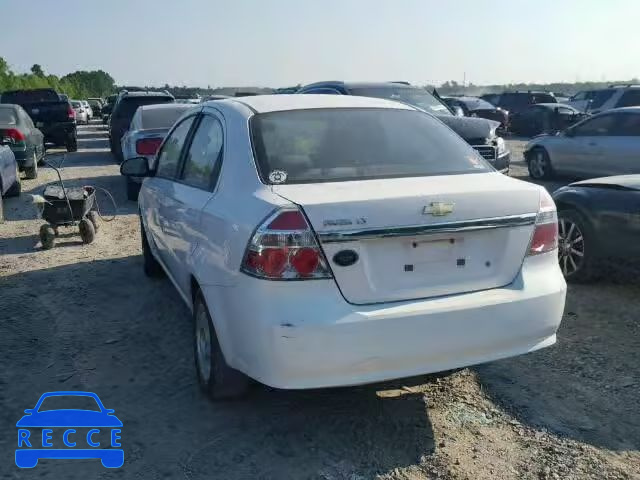 2009 CHEVROLET AVEO LS/LT KL1TD56E69B314245 image 2