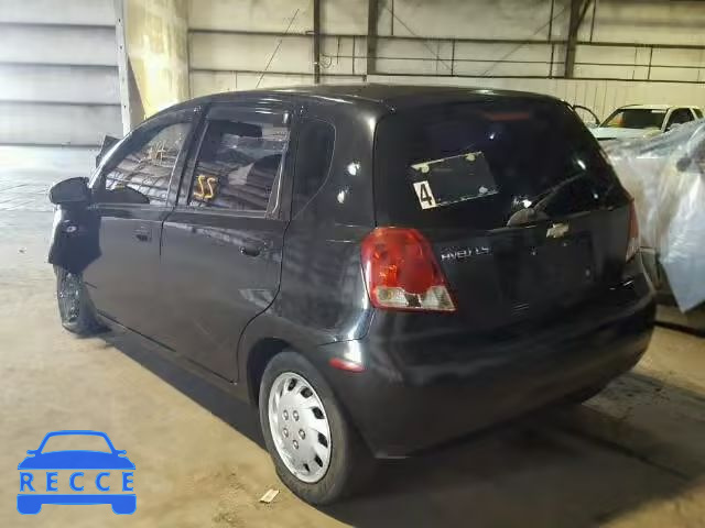 2005 CHEVROLET AVEO/LS KL1TD62635B403480 image 2