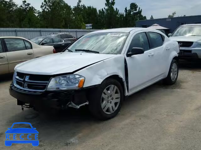 2014 DODGE AVENGER SE 1C3CDZAG7EN138697 image 1