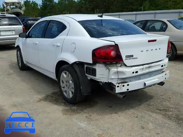 2014 DODGE AVENGER SE 1C3CDZAG7EN138697 image 2