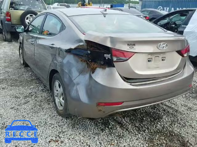 2015 HYUNDAI ELANTRA SE 5NPDH4AEXFH576427 image 2