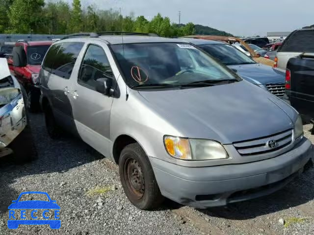 2001 TOYOTA SIENNA LE/ 4T3ZF13C11U371120 зображення 0