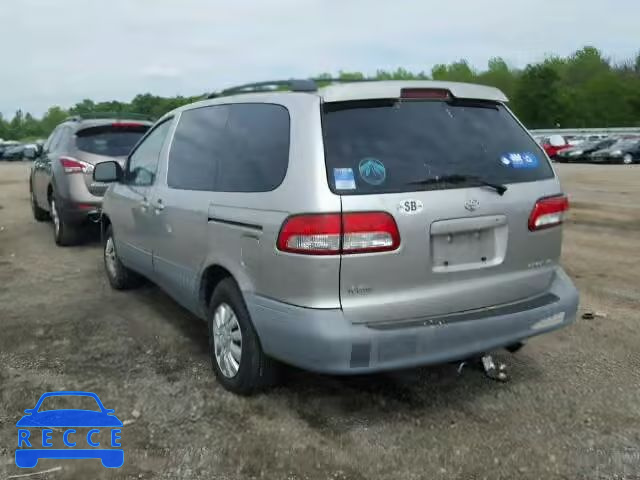 2001 TOYOTA SIENNA LE/ 4T3ZF13C11U371120 image 2