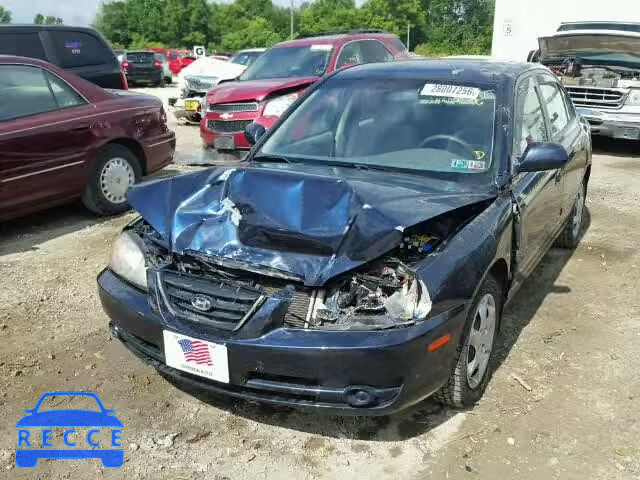 2006 HYUNDAI ELANTRA GL KMHDN46D66U316360 image 1