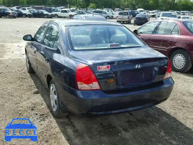 2006 HYUNDAI ELANTRA GL KMHDN46D66U316360 image 2