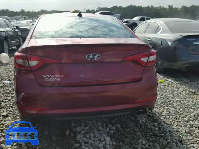 2015 HYUNDAI SONATA SE 5NPE24AF4FH084961 зображення 9