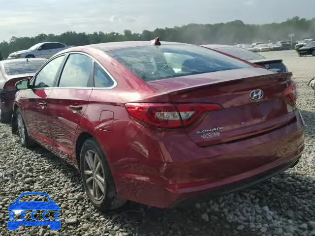 2015 HYUNDAI SONATA SE 5NPE24AF4FH084961 зображення 2