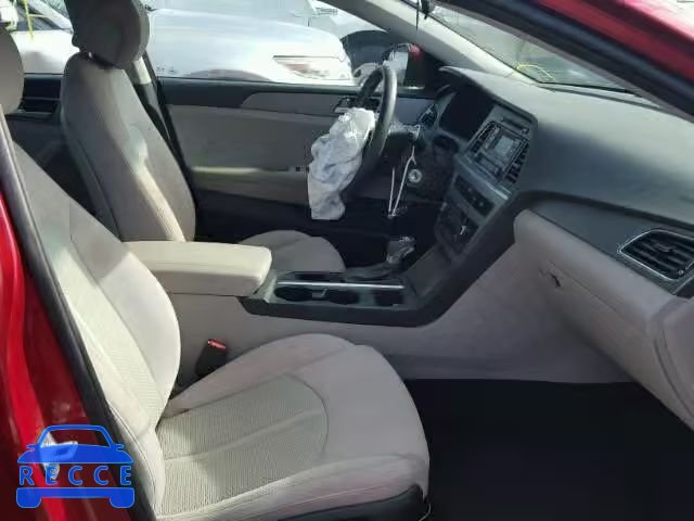 2015 HYUNDAI SONATA SE 5NPE24AF4FH084961 зображення 4