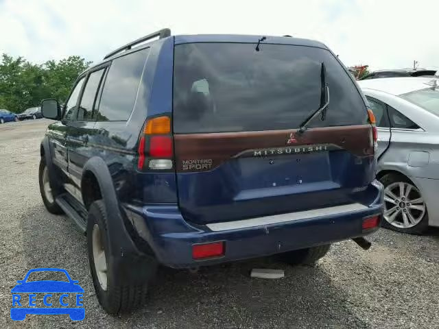 2001 MITSUBISHI MONTERO SP JA4MT21H31P030217 image 2