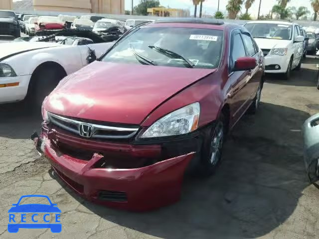 2007 HONDA ACCORD EX 1HGCM56897A166258 image 1