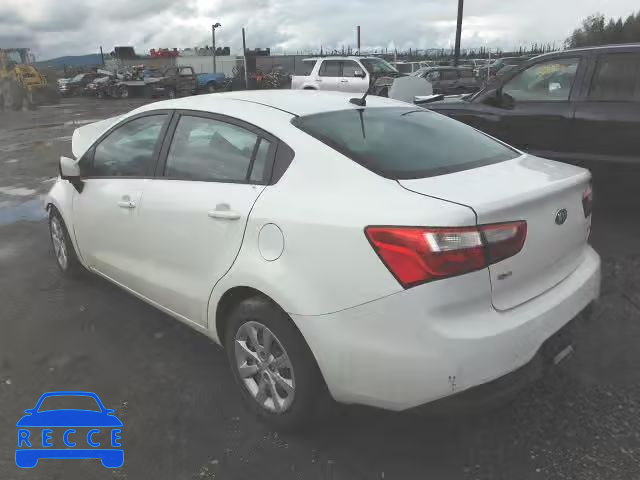 2014 KIA RIO LX KNADM4A39E6393911 image 2