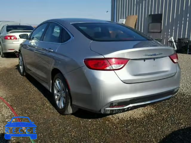 2015 CHRYSLER 200 LIMITE 1C3CCCABXFN529428 image 2