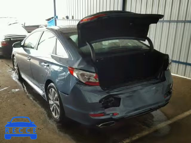 2015 HYUNDAI SONATA SPO 5NPE34AF9FH081616 зображення 2