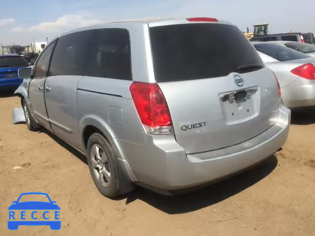 2007 NISSAN QUEST S/SE 5N1BV28U57N109057 image 2