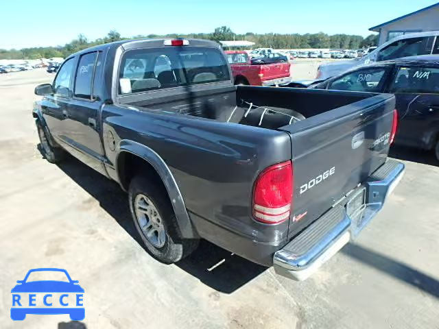 2004 DODGE DAKOTA QUA 1D7HL48N44S750678 image 2