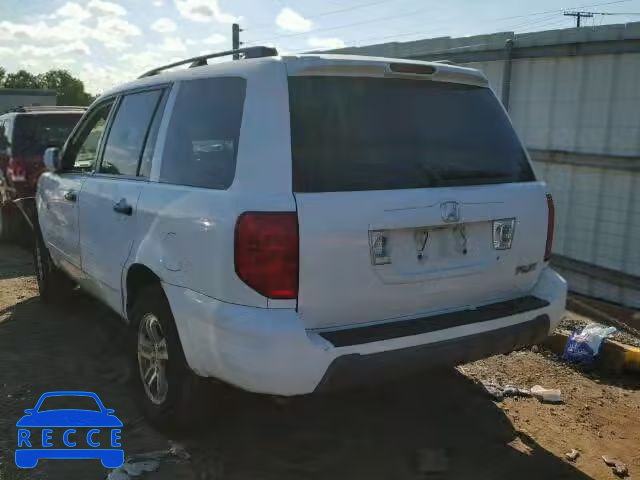 2003 HONDA PILOT EX 2HKYF18463H533539 image 2