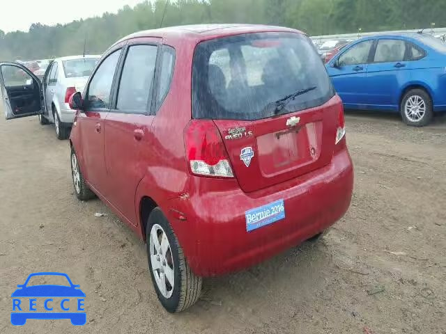 2006 CHEVROLET AVEO/LS KL1TD66626B598192 зображення 2