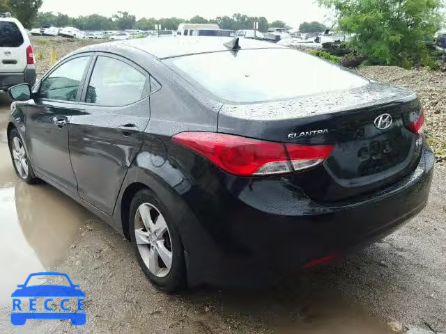2012 HYUNDAI ELANTRA GL KMHDH4AE1CU332842 image 2