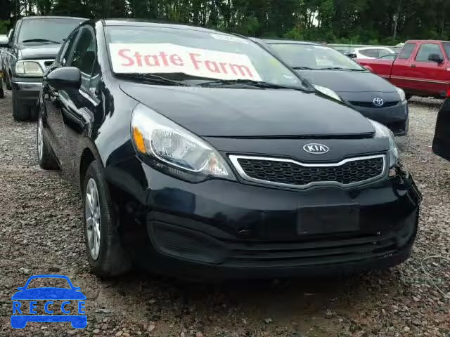 2013 KIA RIO LX KNADM4A38D6309902 image 0