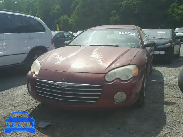 2004 CHRYSLER SEBRING LX 4C3AG42G74E147493 зображення 1