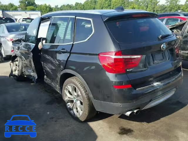 2015 BMW X3 XDRIVE3 5UXWX7C54F0K35496 Bild 2