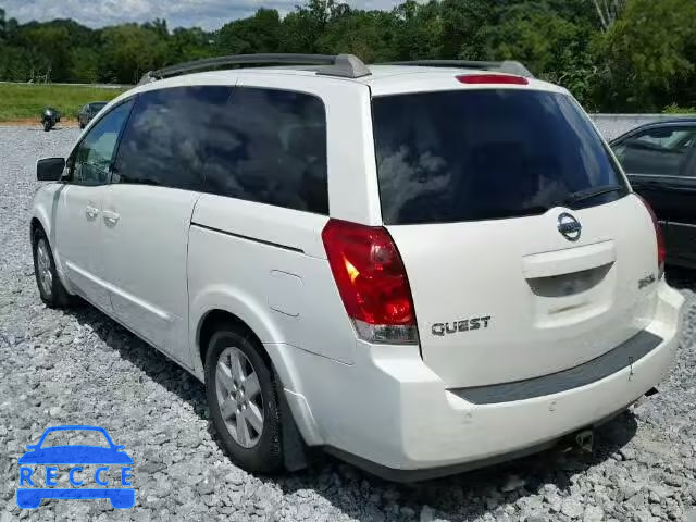 2005 NISSAN QUEST S/SE 5N1BV28U45N133458 image 2