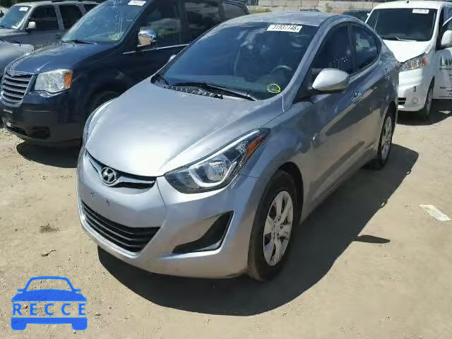 2016 HYUNDAI ELANTRA SE 5NPDH4AEXGH762230 зображення 1