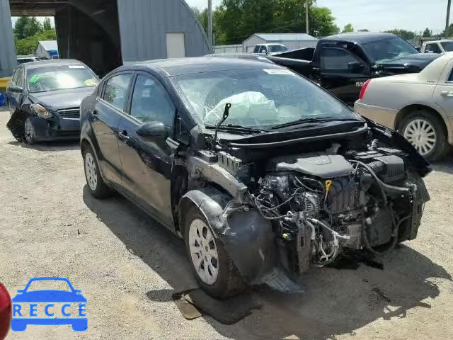 2014 KIA RIO LX KNADM4A32E6370728 image 0