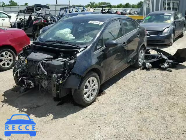 2014 KIA RIO LX KNADM4A32E6370728 image 1
