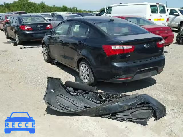 2014 KIA RIO LX KNADM4A32E6370728 image 2