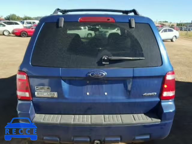 2008 FORD ESCAPE XLT 1FMCU93128KA81685 зображення 9