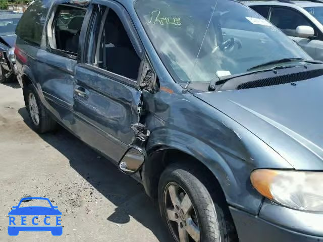 2005 DODGE GRAND CARA 2D4GP44LX5R437235 Bild 9