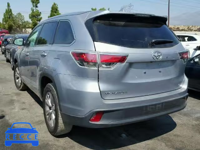 2014 TOYOTA HIGHLANDER 5TDKKRFH5ES007289 image 2