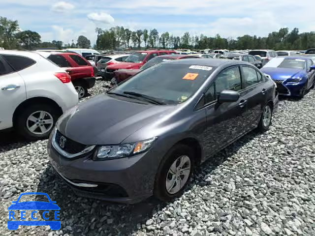 2014 HONDA CIVIC LX 2HGFB2F50EH552962 image 1