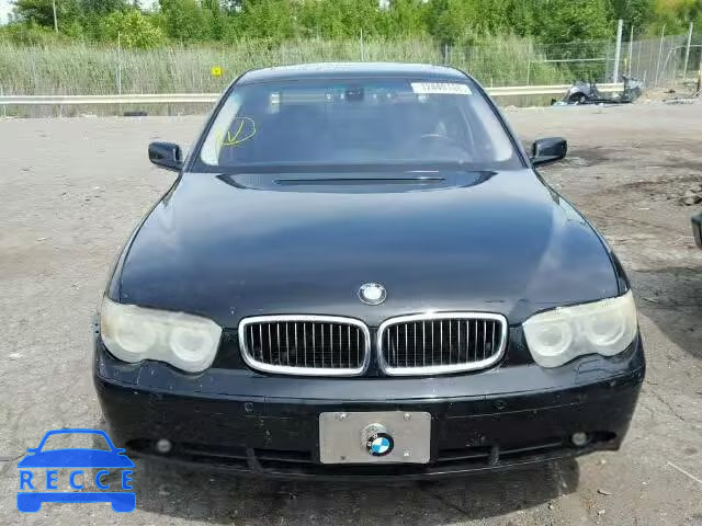 2005 BMW 745I WBAGL63505DP74312 зображення 9