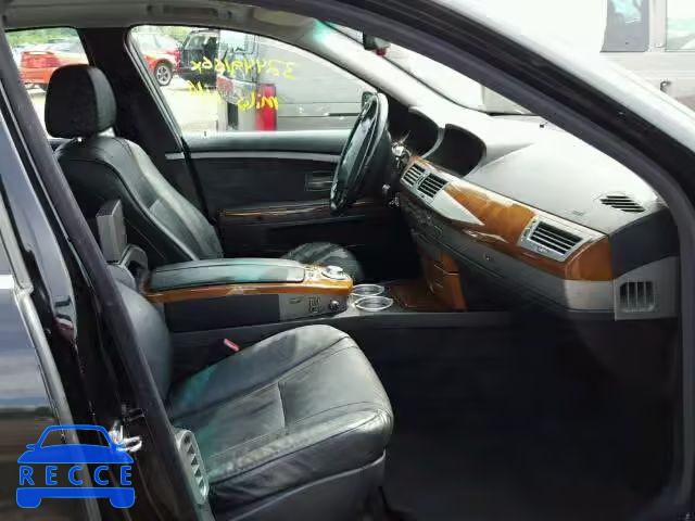 2005 BMW 745I WBAGL63505DP74312 зображення 4