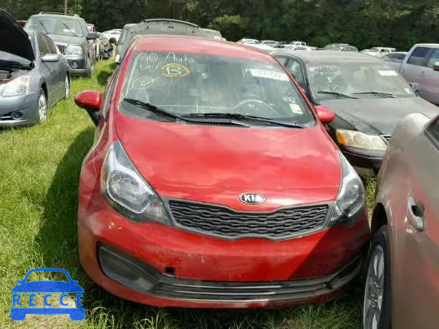 2014 KIA RIO LX KNADM4A39E6388143 image 1
