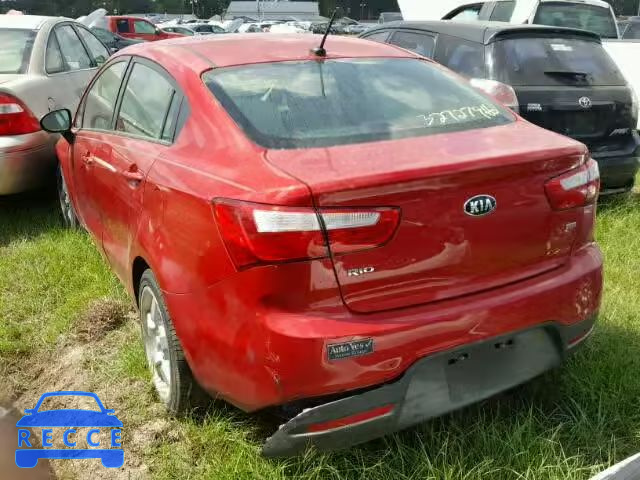 2014 KIA RIO LX KNADM4A39E6388143 image 2