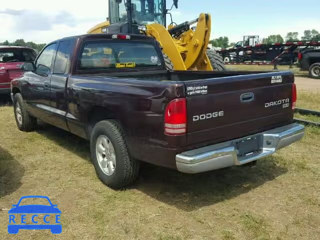 2004 DODGE DAKOTA SLT 1D7GL42N54S559694 image 2