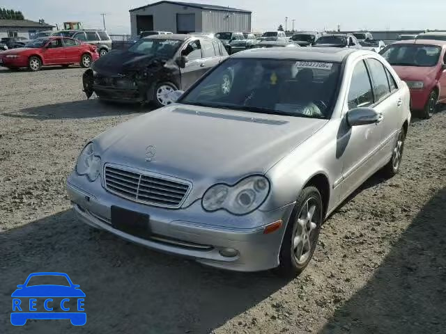 2004 MERCEDES-BENZ C240 WDBRF61J74F552399 зображення 1