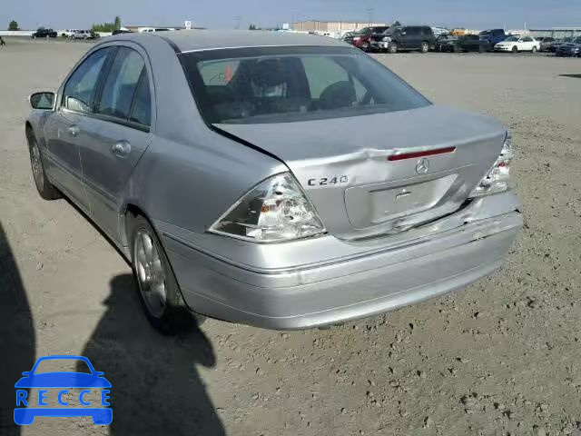 2004 MERCEDES-BENZ C240 WDBRF61J74F552399 image 2